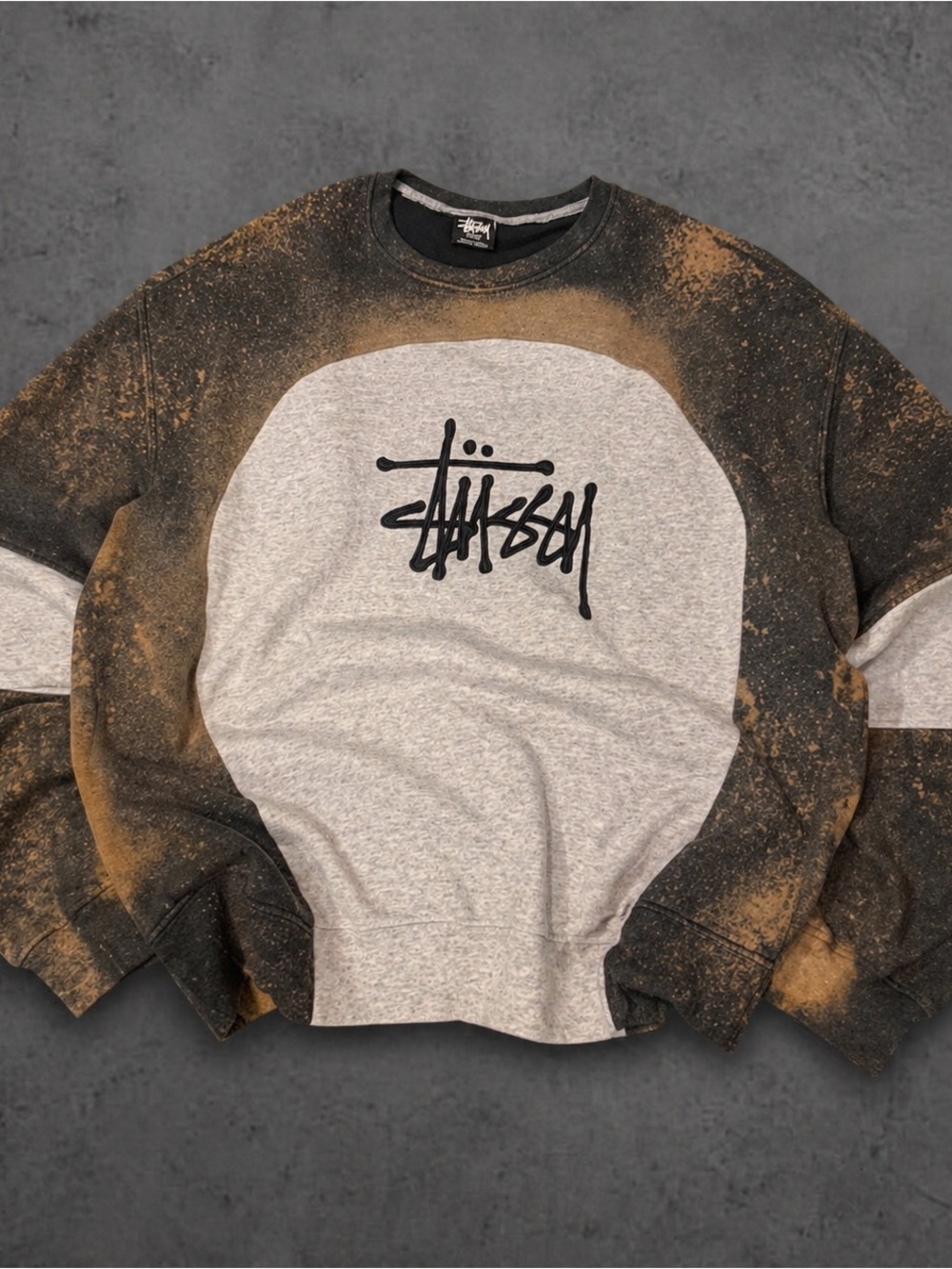 Vintage Stüssy Crewneck STUSSY 90s Rework Sweatshirt